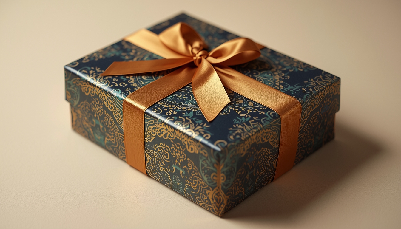 Custom gift box wrapping by Queflorndlox